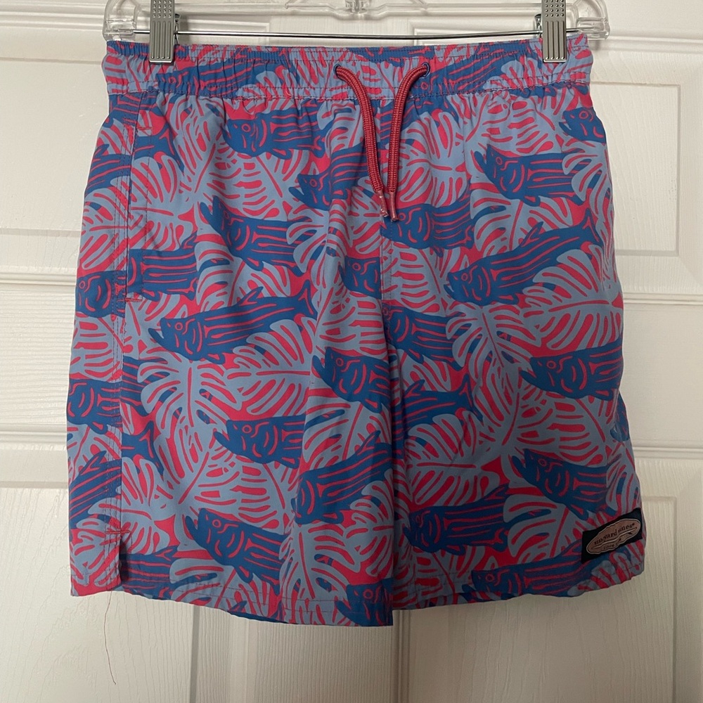 Vineyard Vines boys swim trunks M 12-14